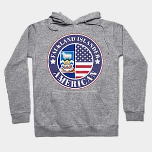 Proud Falkland Islander-American Badge - Falkland Islands Flag Hoodie